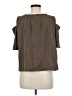 Net Collection Brown Short Sleeve Top Size M - photo 2