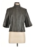AKRIS 100% Lamb Nappa Gray Jacket Size 8 - photo 1