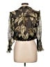oasis 100% Polyester Floral Black 3/4 Sleeve Blouse Size 12 - photo 2