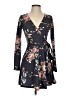 Alya Floral Gray Casual Dress Size S - photo 1