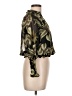 oasis 100% Polyester Floral Black 3/4 Sleeve Blouse Size 12 - photo 4