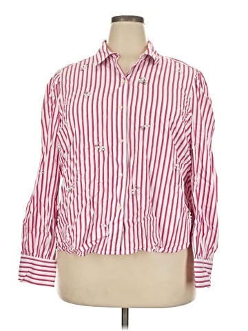 Free Assembly Long Sleeve Button-Down Shirt (view 1)