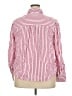 Free Assembly 100% Cotton Stripes Red Long Sleeve Button-Down Shirt Size 20 - photo 2