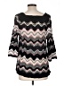 Nic + Zoe Chevron-herringbone Black Pullover Sweater Size L - photo 2