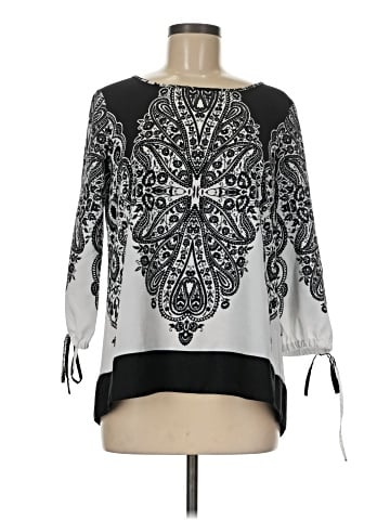 New York & Company 3/4 Sleeve Blouse (view 1)