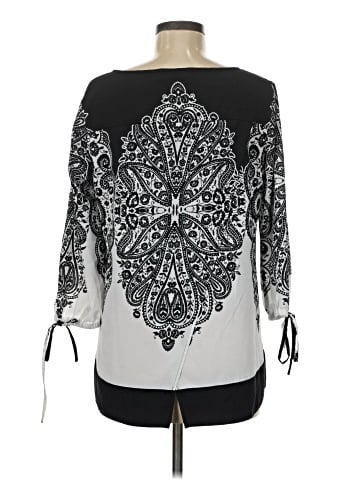 New York & Company 3/4 Sleeve Blouse (view 2)