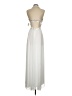 Sequin Hearts 100% Polyester Ivory Cocktail Dress Size 3 - photo 2