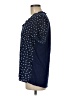 Left Coast by Dolan 100% Polyester Stars Blue Short Sleeve Blouse Size M - photo 5
