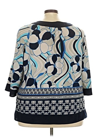 Soft by Avenue 3/4 Sleeve Blouse (view 2)