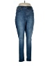 a.n.a. A New Approach Solid Blue Jeans Size 10 - photo 5
