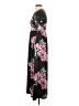 Unbranded Floral Black Casual Dress Size XS - photo 5