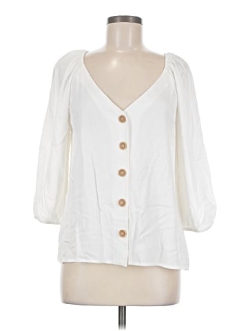 Sanctuary 3/4 Sleeve Blouse (view 1)