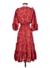 Max Studio Paisley Red Casual Dress Size XS - photo 2