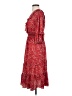 Max Studio Paisley Red Casual Dress Size XS - photo 5