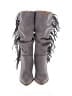 Journee Collection Gray Boots Size 6 1/2 - photo 2