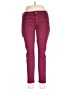 Express Color Block Burgundy Jeans Size 10 - photo 1