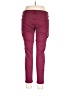Express Color Block Burgundy Jeans Size 10 - photo 2