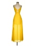 Forever 21 100% Polyester Yellow Cocktail Dress Size S - photo 1