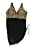 Blooming Jelly Animal Print Black Swimsuit Cover Up Size XXL - photo 1