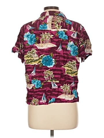 Basic Editions Short Sleeve Blouse (view 2)