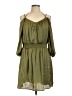Cato Solid Green Casual Dress Size L - photo 1