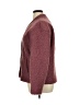 Liz Claiborne 100% Polyester Tweed Burgundy Blazer Size XL - photo 5