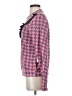 Sol Angeles Houndstooth Pink Long Sleeve Blouse Size S - photo 5
