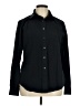 Faconnable Black Long Sleeve Button-Down Shirt Size XL - photo 1