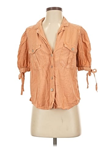 Free People 3/4 Sleeve Button-Down Shirt (view 1)