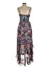 Hutch 100% Polyester Floral Teal Cocktail Dress Size 6 - photo 2