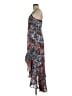 Hutch 100% Polyester Floral Teal Cocktail Dress Size 6 - photo 5