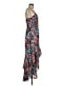 Hutch 100% Polyester Floral Teal Cocktail Dress Size 6 - photo 4