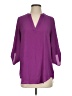Decree 100% Polyester Purple 3/4 Sleeve Blouse Size S - photo 1