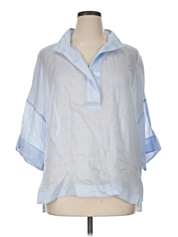 Lafayette 148 New York 3/4 Sleeve Blouse (view 1)