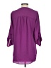 Decree 100% Polyester Purple 3/4 Sleeve Blouse Size S - photo 2