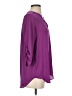 Decree 100% Polyester Purple 3/4 Sleeve Blouse Size S - photo 4
