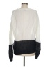 Vince. 100% Linen Color Block Ivory Pullover Sweater Size M - photo 2