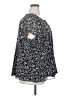 Halogen 100% Polyester Black Short Sleeve Blouse Size 3X - photo 4