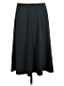 Travelsmith Solid Black Formal Skirt Size M - photo 2
