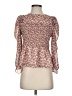 Ellison 100% Polyester Pink Long Sleeve Blouse Size S - photo 1
