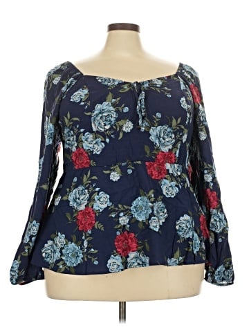 Torrid Long Sleeve Blouse (view 1)