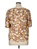 Sanctuary 100% Rayon Floral Yellow Short Sleeve Blouse Size XL - photo 2