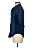 Lapis Blue 3/4 Sleeve Button-Down Shirt Size M - photo 5