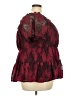 Torrid Burgundy Short Sleeve Blouse Size 3X Plus (3) - photo 4