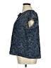 Gap Stars Blue Short Sleeve Blouse Size XL - photo 5