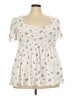 Torrid Ivory Short Sleeve T-Shirt Size 3X Plus (3) - photo 1