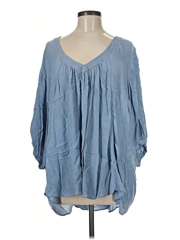 Free People 3/4 Sleeve Blouse (view 1)