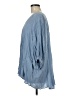 Free People Blue 3/4 Sleeve Blouse Size M - photo 5