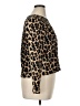 Zara Basic Animal Print Gold Long Sleeve Blouse Size XL - photo 4