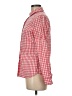 Lands' End Canvas Checkered-gingham Red Long Sleeve Button-Down Shirt Size 6 - photo 5